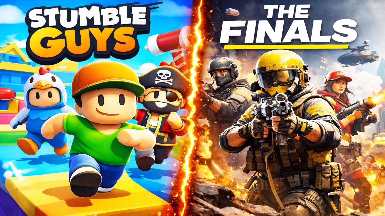 Playing With Friend [ Stumble  Guys  and The Finals  ] #stumbleguys #thefinalsgameplay #callofduty