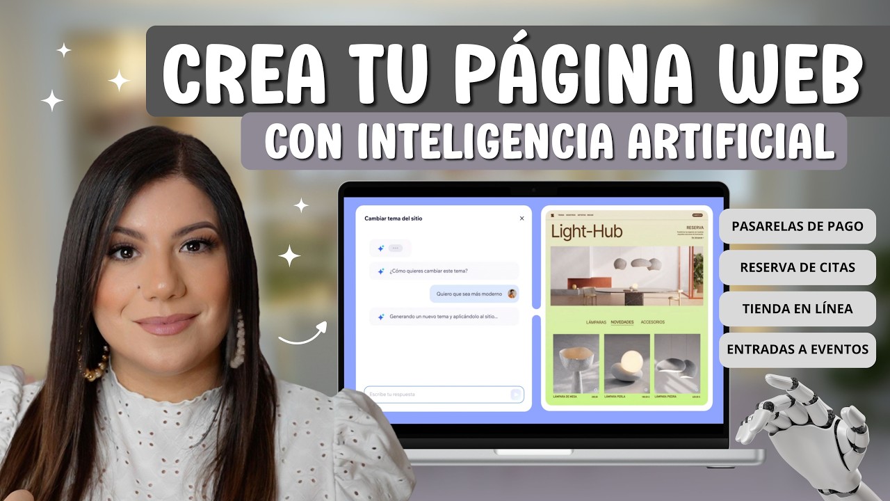 Cómo CREAR tu PÁGINA WEB con INTELIGENCIA ARTIFICIAL IA 🤖