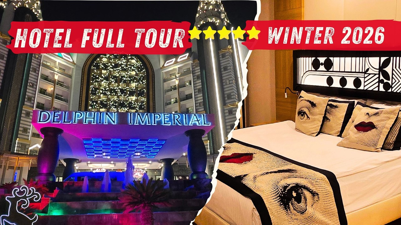 Delphin Imperial 5★ Hotelrundgang 2026: Winter, Silvester & Beheizter Pool | 4K Tour 🇹🇷 Türkei