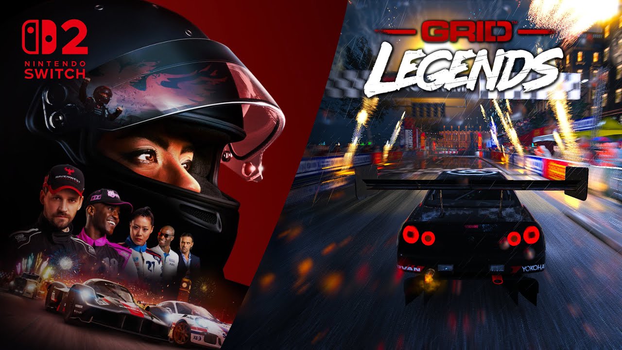 GRID Legends on Switch 2: 4K London Night Storm Gameplay