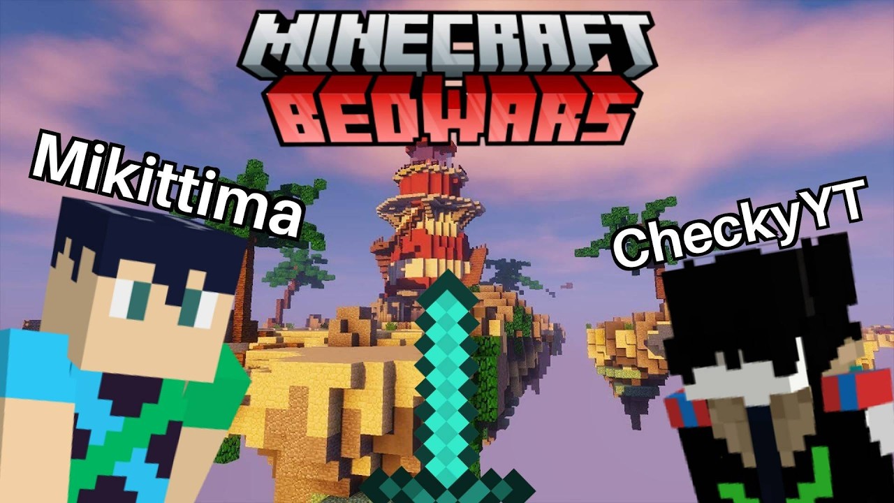 We DOMINATE in // BedWars with Checky ft. Mikittima