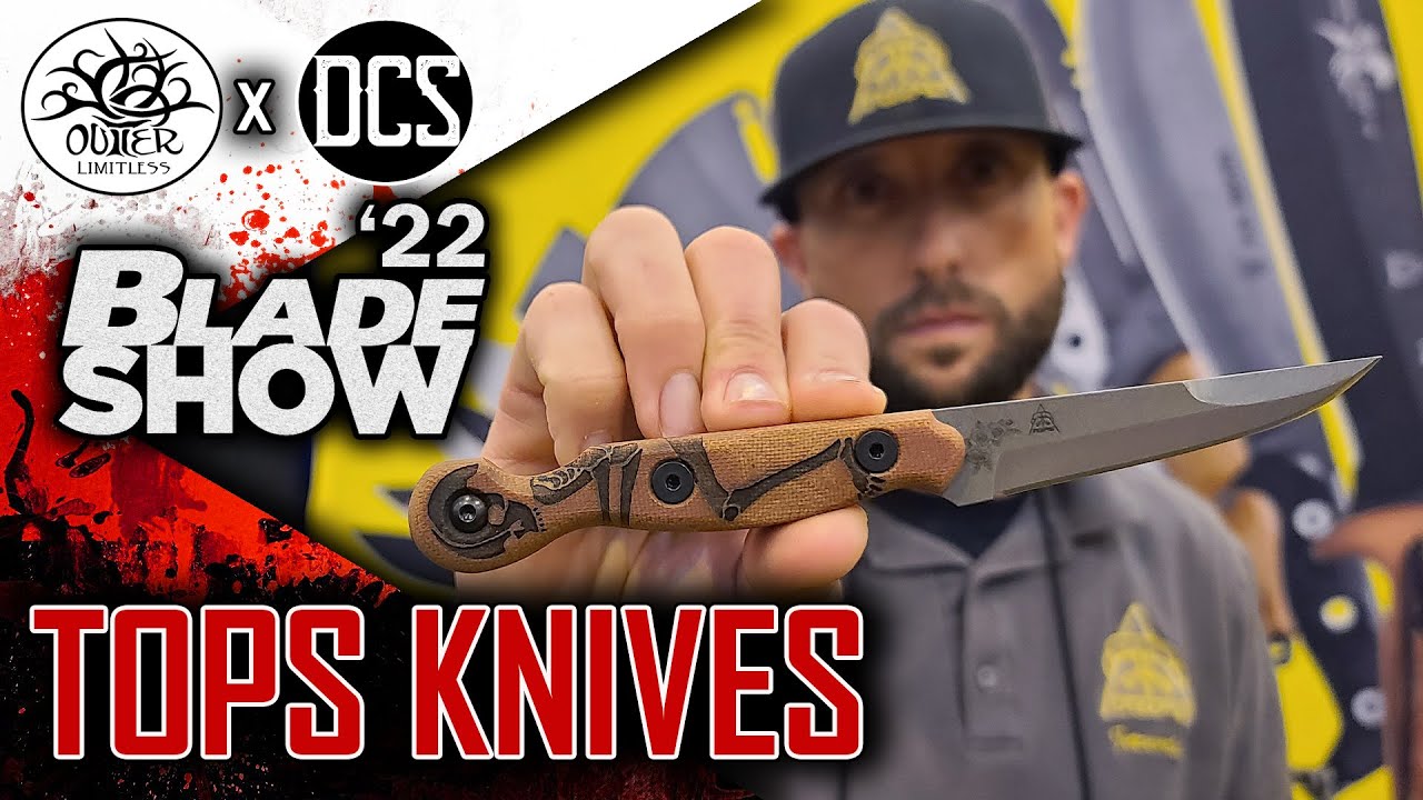 Blade Show 2022: TOPS Knives - NEW!! Prototypes and Camp Creek Fire Edition Production!