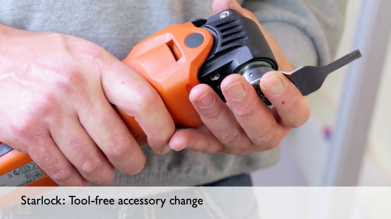 FEIN Starlock &ndash; Tool free accessory change