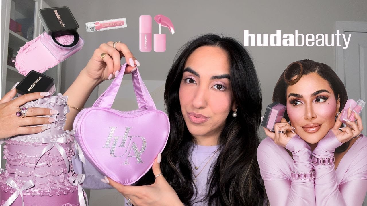 Huda Beauty UBE Collection: UBE Birthday Cake Easy Bake Powder Review! 💜