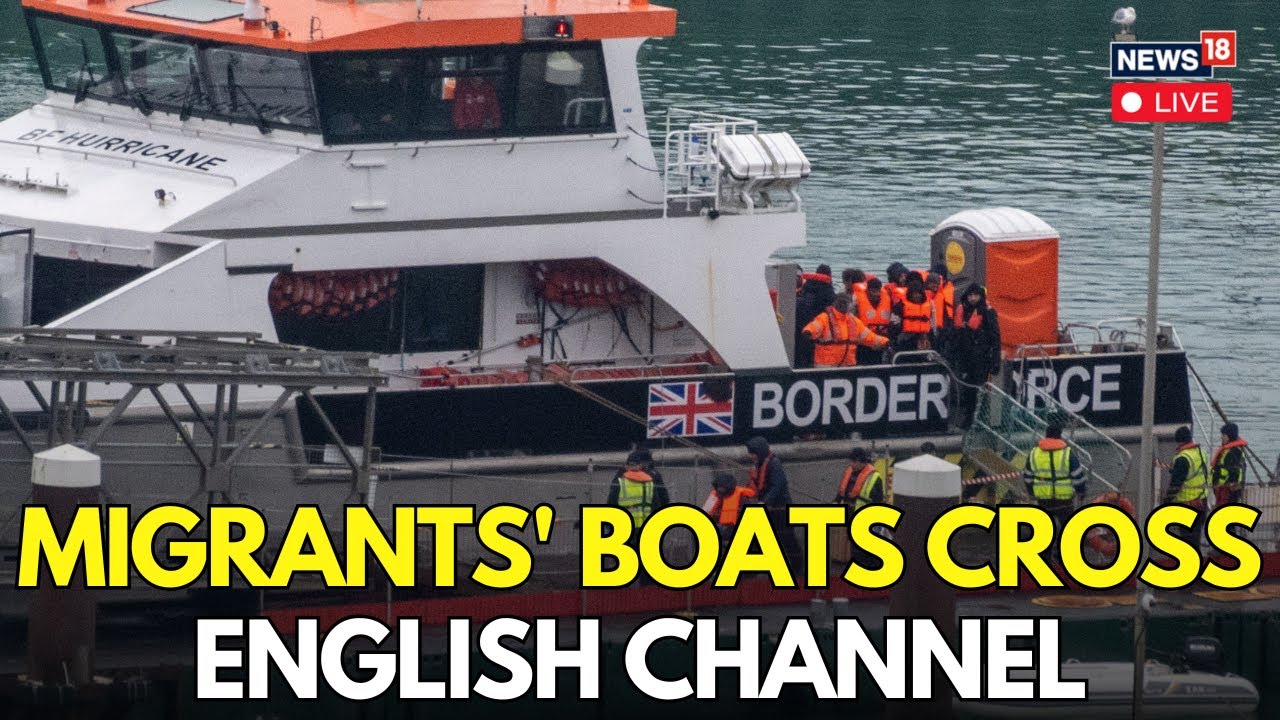LIVE: Migrants' Boats Cross English Channel In Record Numbers | Dover | Migrant Crisis|UK News |N18G