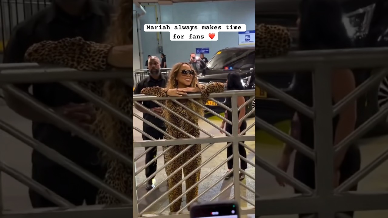 Mariah Carey saying hello to her Filipino fans after her concert #mariahcarey #mariah #philippines