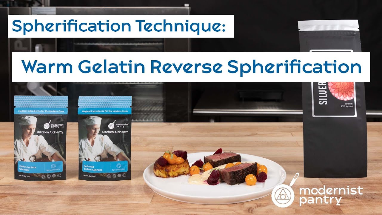 Spherification Techniques: Warm Gelatin Reverse Spherification. WTF - Ep. 287