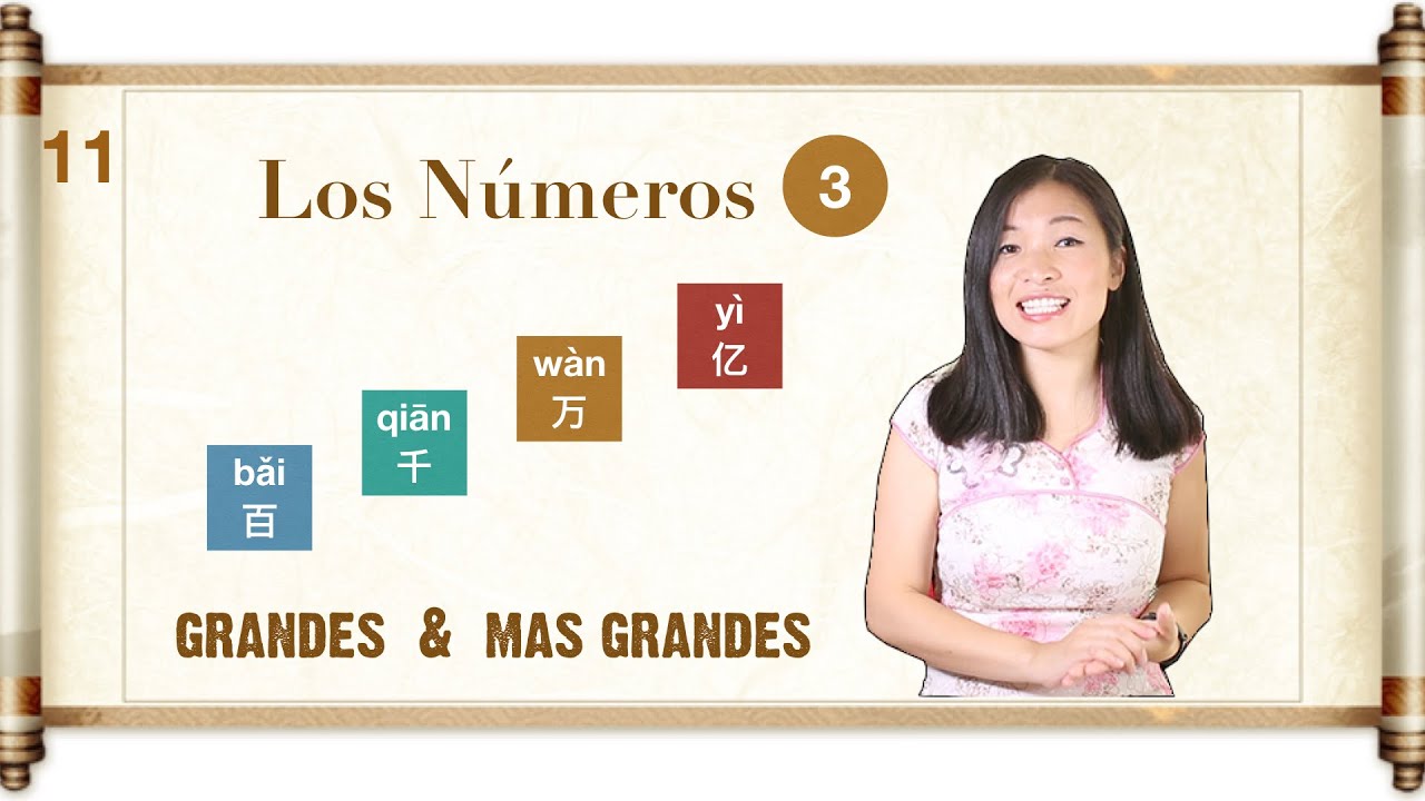 ¿Cómo son los numeros grandes en chino? Aprende todos ellos con tan solo 4 caracteres más