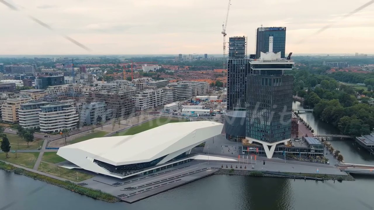 Amsterdam, Netherlands. ADAM Toren is the most fashionable tower in Amsterdam. It is located in t...
