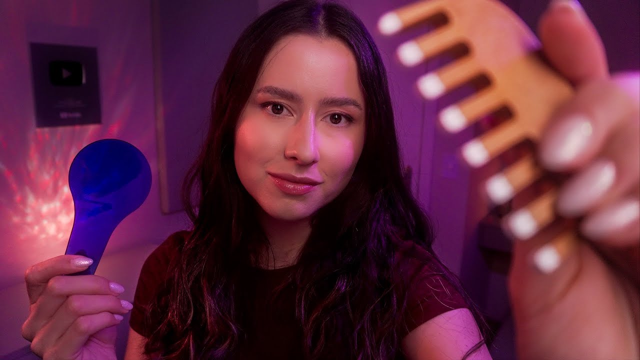 ASMR Falling asleep in 3, 2, 1... 🌧💤 hand movements, visual, minimal talking, mouth sounds