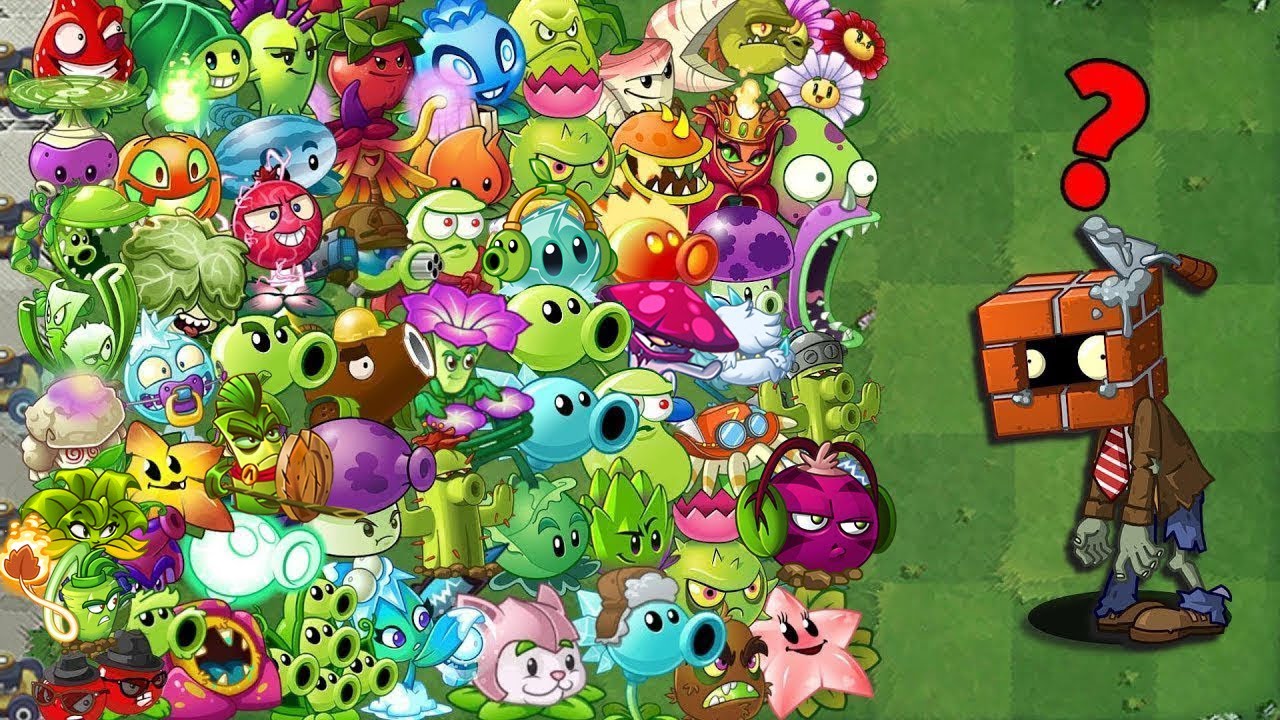 Tournament All Best Plants Vs 99 Brickhead Zombies - Who Will Win? - PvZ 2 Plant vs Plant
