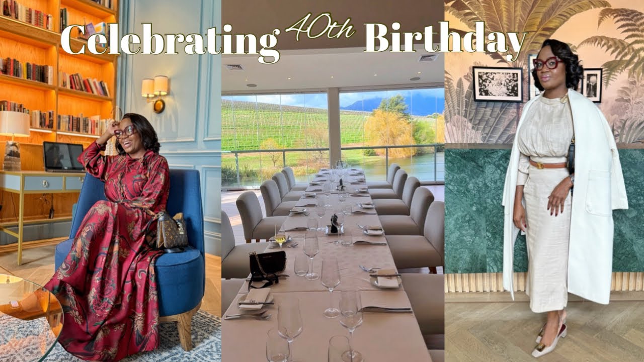 We Celebrated 40 Beautiful Years, in Stellenbosch | Lunch with His Friends | Capetown with Dom
