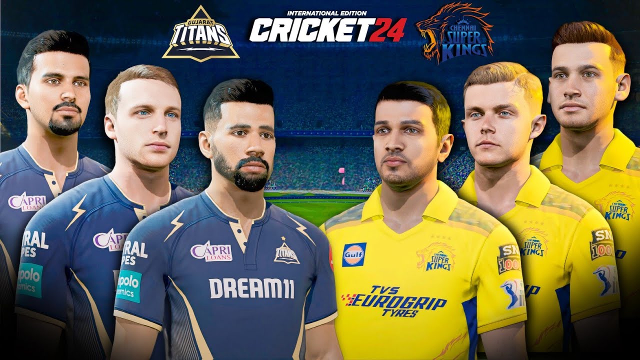 CSK против GT: какая команда выглядит сильнее после аукциона || Геймплей Cricket 24 на PS5