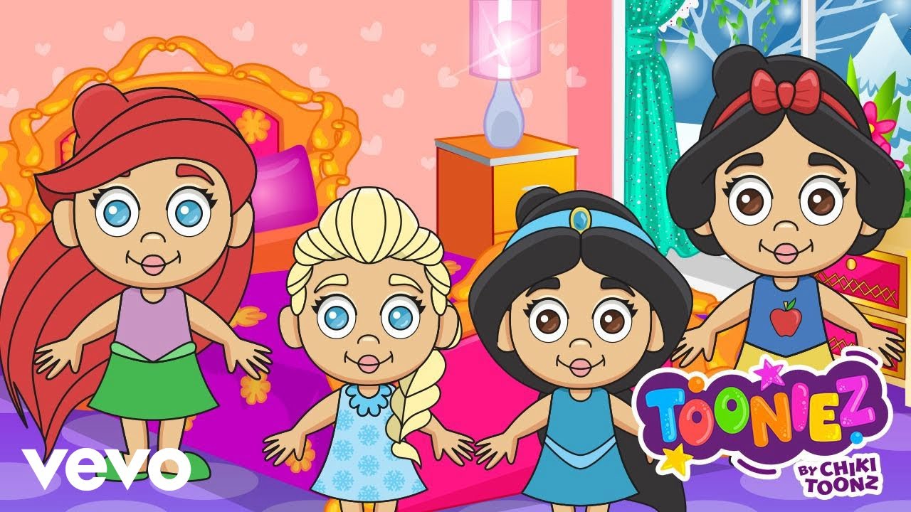 Tooniez - Princesses Jumping on the Bed