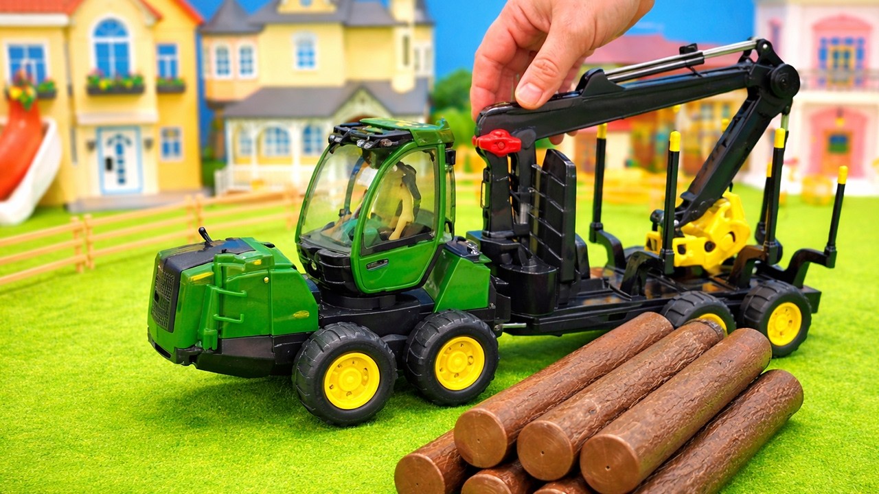 Traktor,Mähdrescher,Kettentraktor,Geländewagen & Bagger Spielzeug für Kinder von Bruder Spielwaren