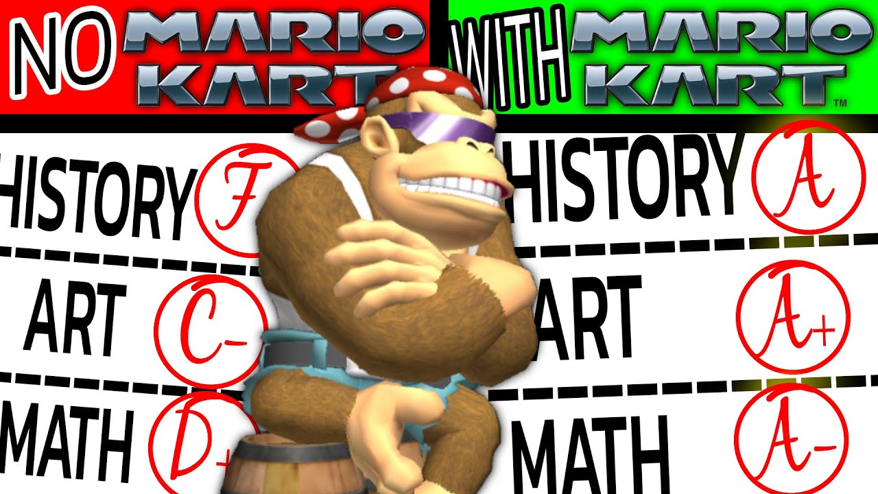 Как Mario Kart может помочь вам СДАТЬ экзамены в школе в этом году!