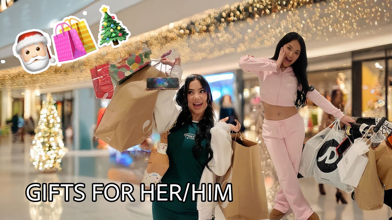 HOLIDAY GIFT GUIDE HIM/HER!!! SHOPPING WITH MY MOM!!