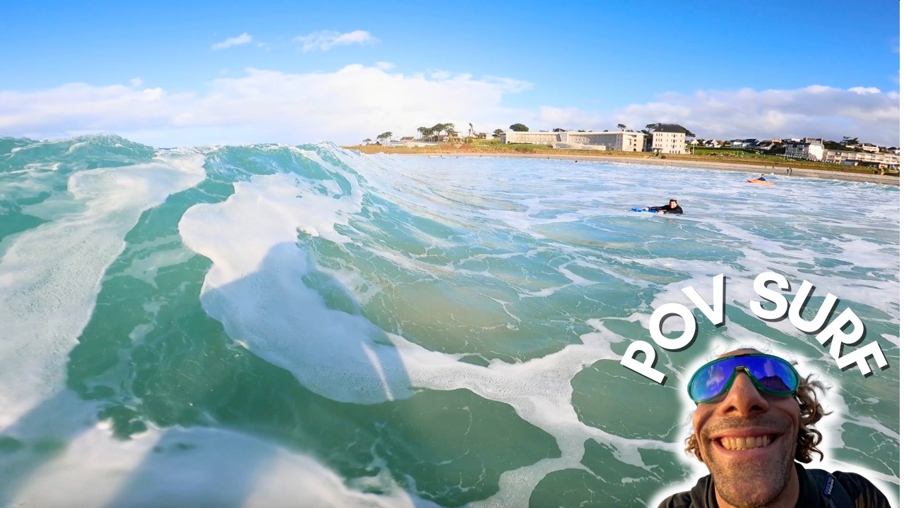 18 min de SURF POV I glassy wave I 2 SESSIONS I en 6.2 + twin fin I Raw Cut