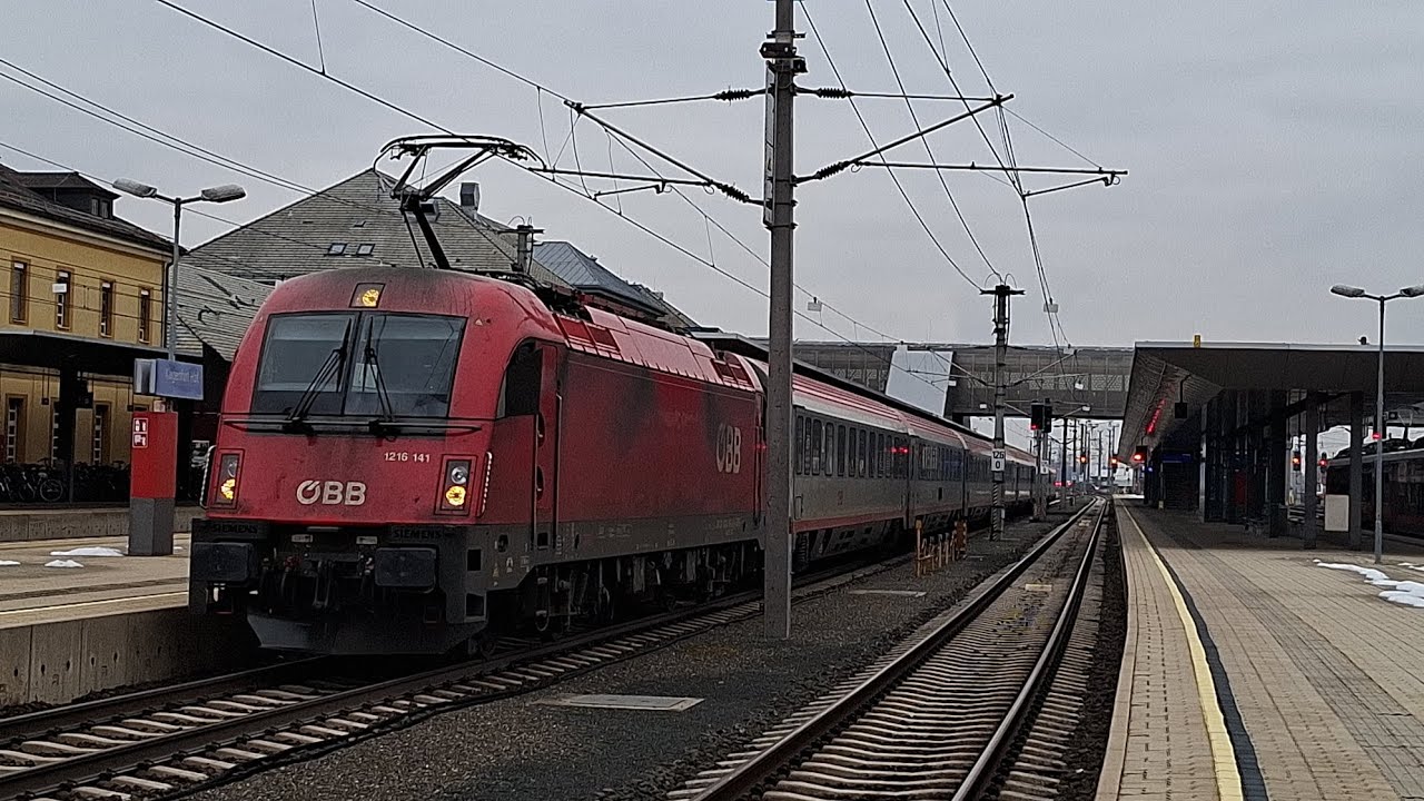 Ausfahrt 1216.141 als IC756 Richtung Villach Hbf.  Aus Klagenfurt Hbf. 