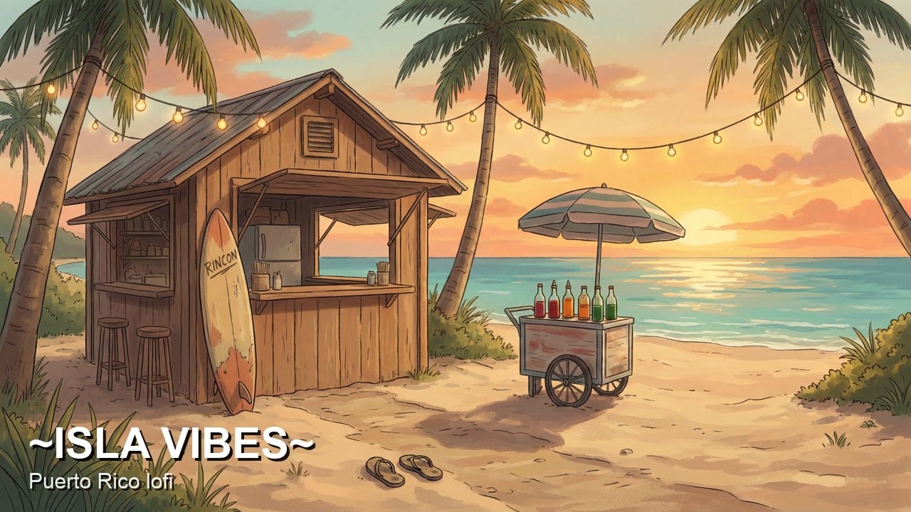 One Hour of Island Gold (Puerto Rican Sunset Lofi)