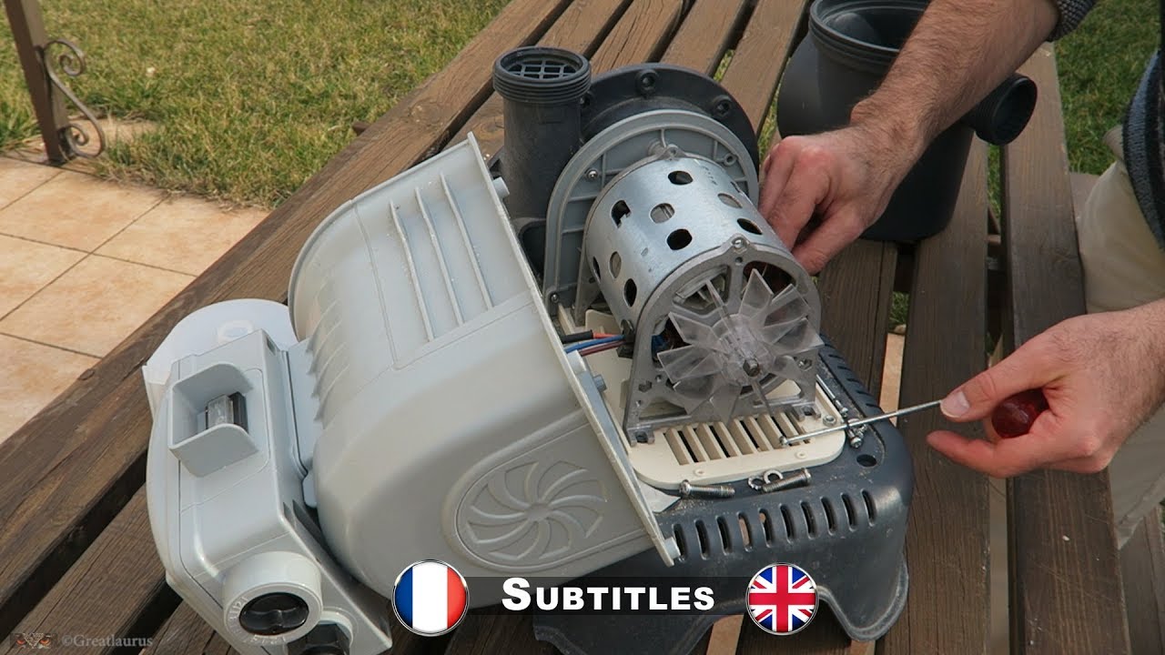 Demontage moteur pompe Intex