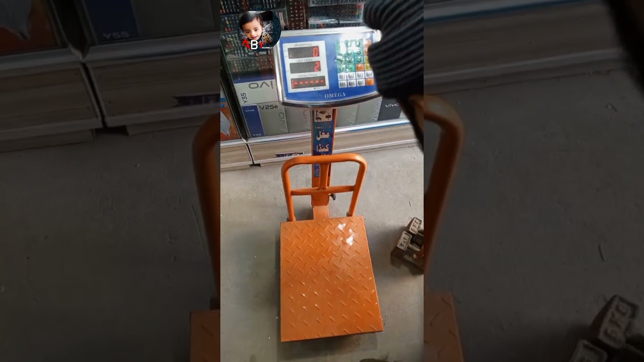 Omega scale100kg calibration #scaletechnical#scale #electronicvideos#technology  #technical