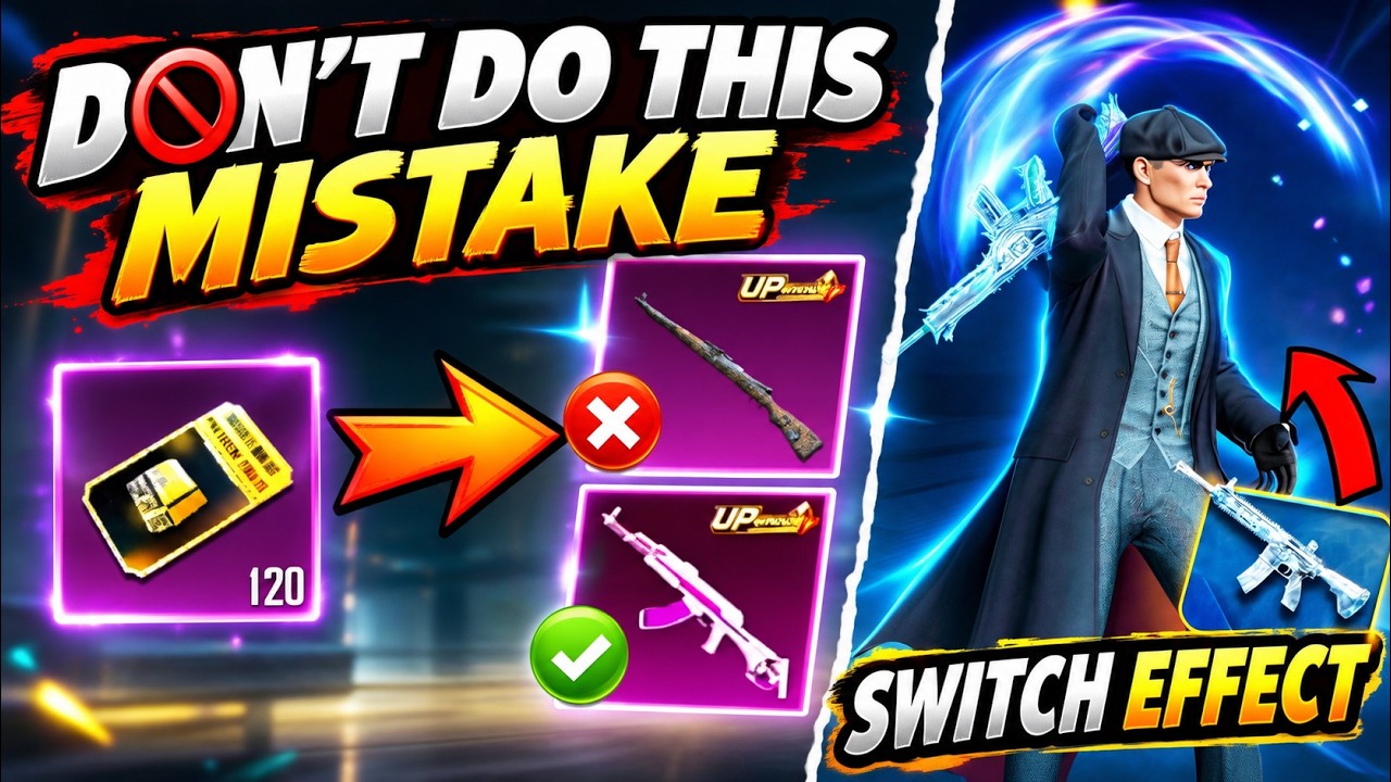 🚨 DON'T WASTE YOUR PREMIUM CRATES NOW /  BGMI M416 GLACIER SWITCH EFFECT