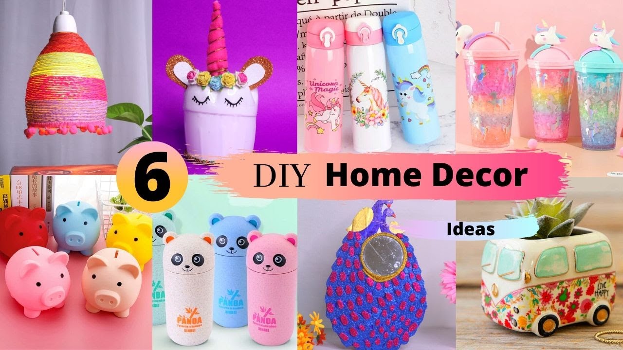 DIY Home Decor : 6 Easy Home Decor Item Made From Waste Materials