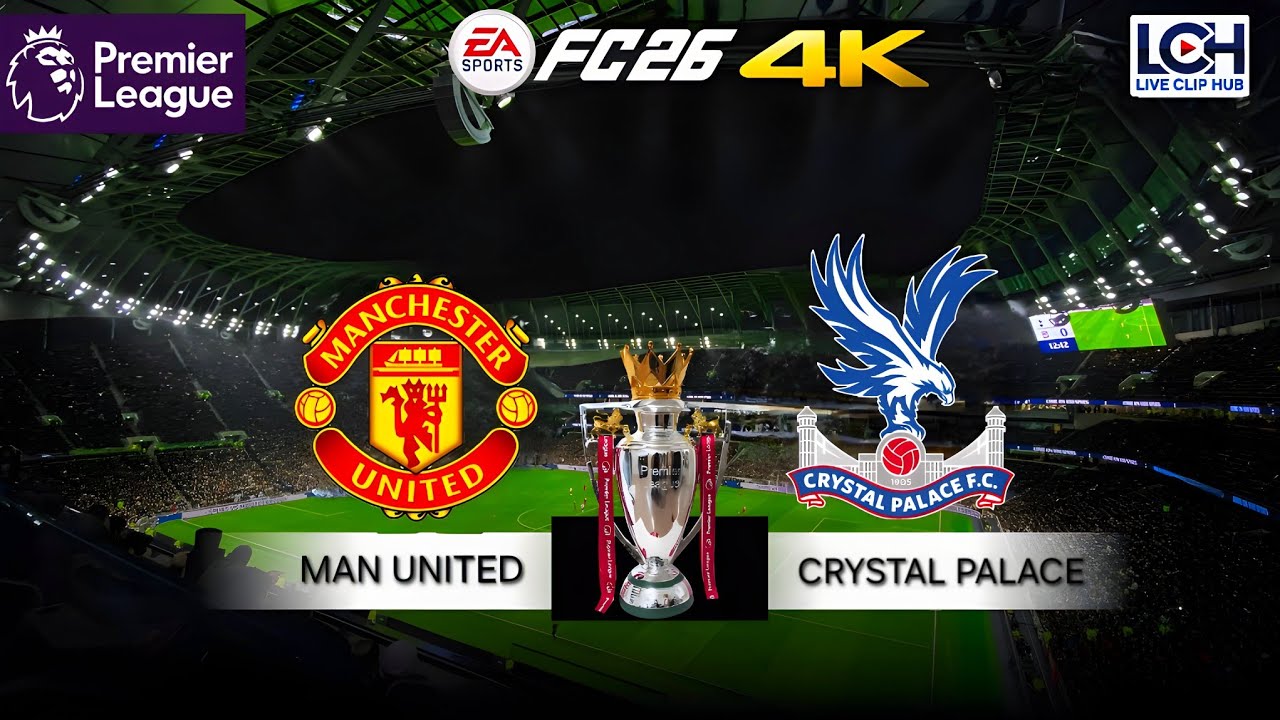 MANCHESTER UNITED vs CRYSTAL PALACE - Premier League 25/26 | Full Match Highlights