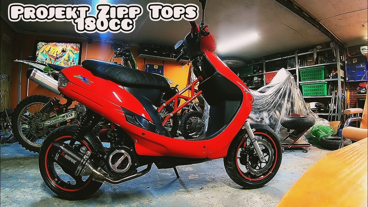 PROJEKT- Najmocniejszy chiński skuter w Polsce! Zipp Tops 180cc 😮🔥