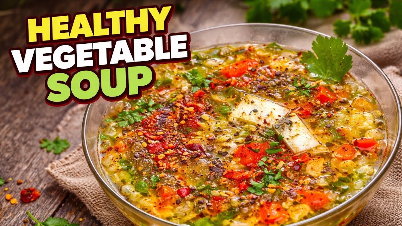 Healthy Vegetable Soup l How To Make Vegetable Soup l Vegetable Soup Recipe llJainilicious