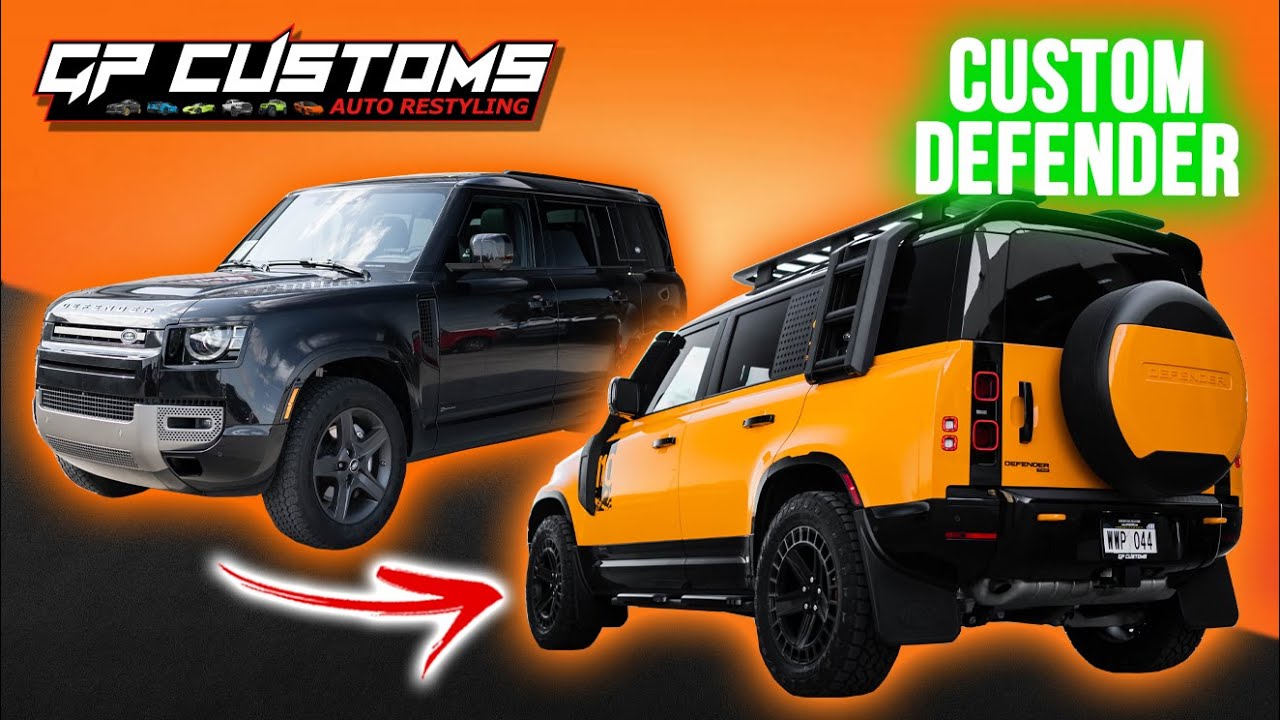 2021 Land Rover Defender Full Restyle (Inozetek Papaya Orange) [4K]