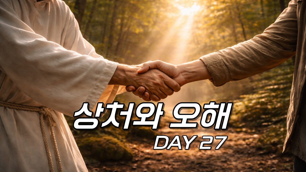 상처와 오해 | 사순 여정 Day 27,#사순40일#사순묵상#오늘의말씀#시편69#마음치유#상처와치유#신앙묵상#기도