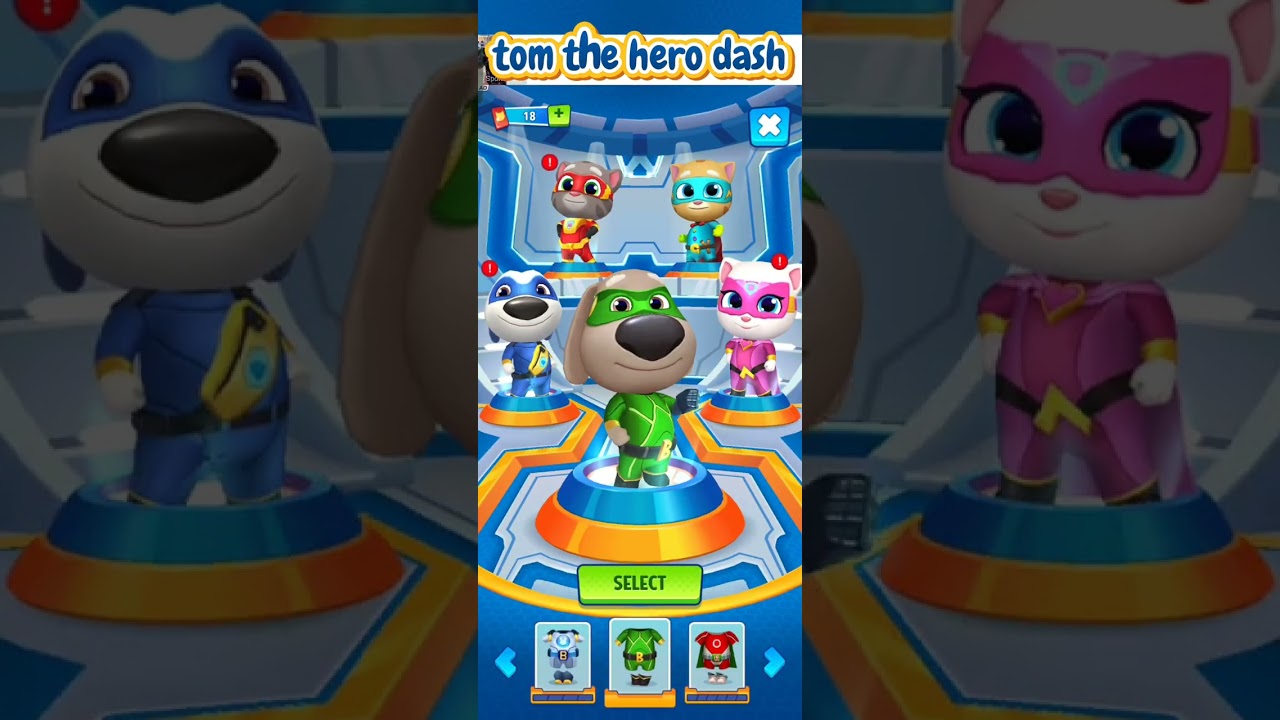 Tom the hero dash#talkingtomgoldrunluckycards #talkingtom #tom #talkingtomgoldrun #tom 