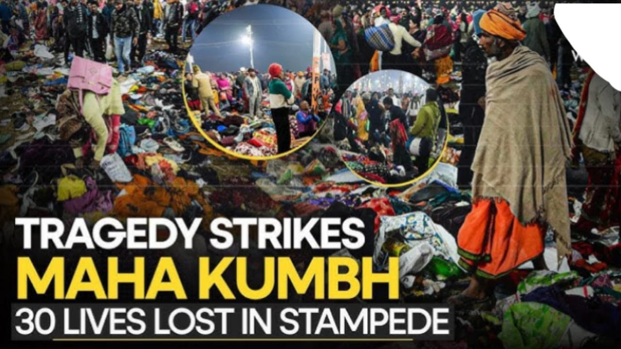 Tragic Stampede at Maha Kumbh Mela: 30 Dead, 60 Injured | #mahakumbh | World's Incredible Stories |