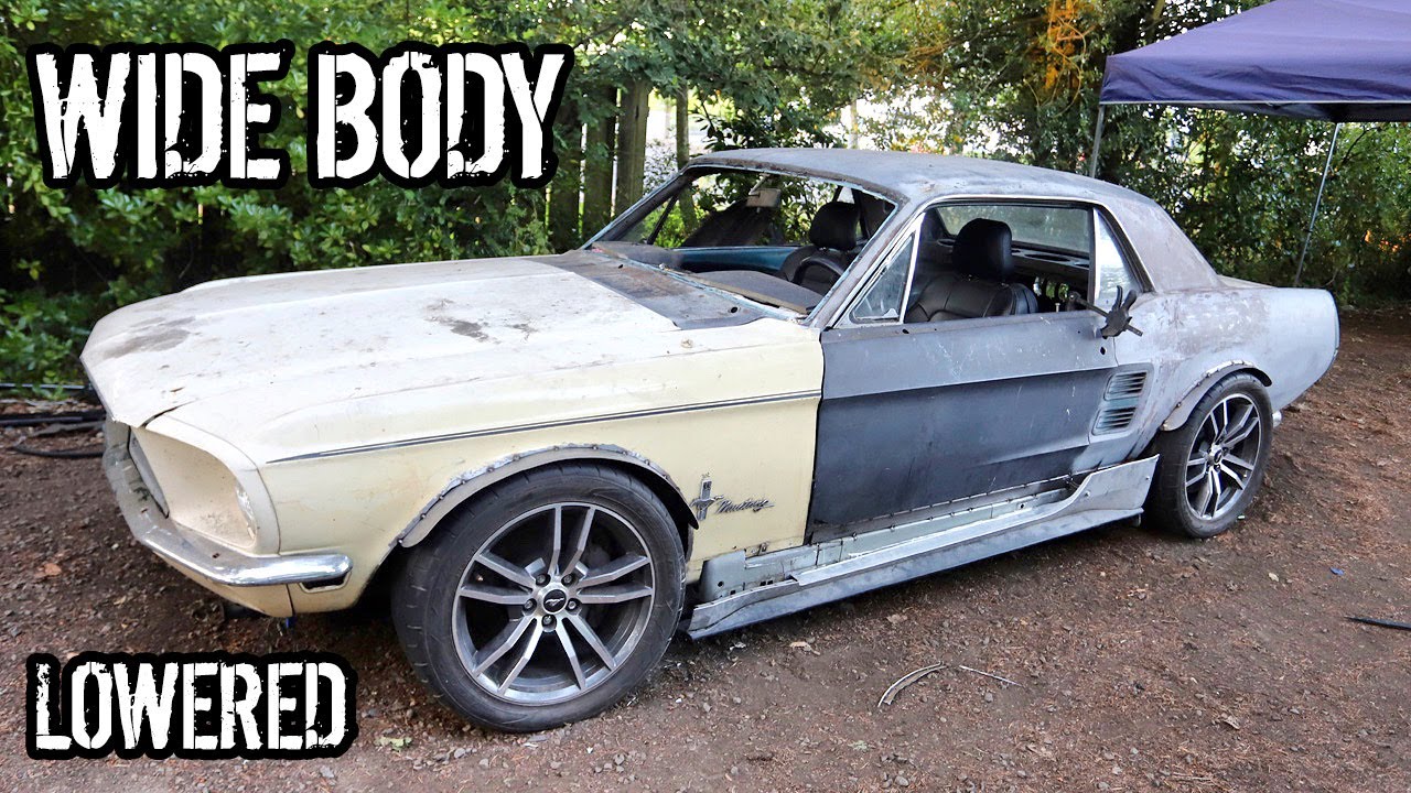 Oscars Mustang Gets Lowered And Custom Wide Fender Flares!