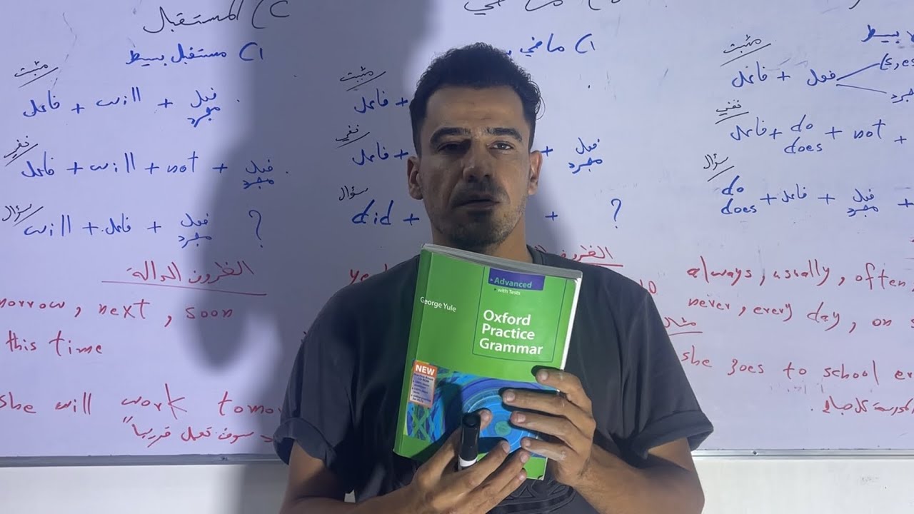 شرح الفصل الخامس من مادة النحو موضوع ال passive المبني للمجهول بكل حالاته 