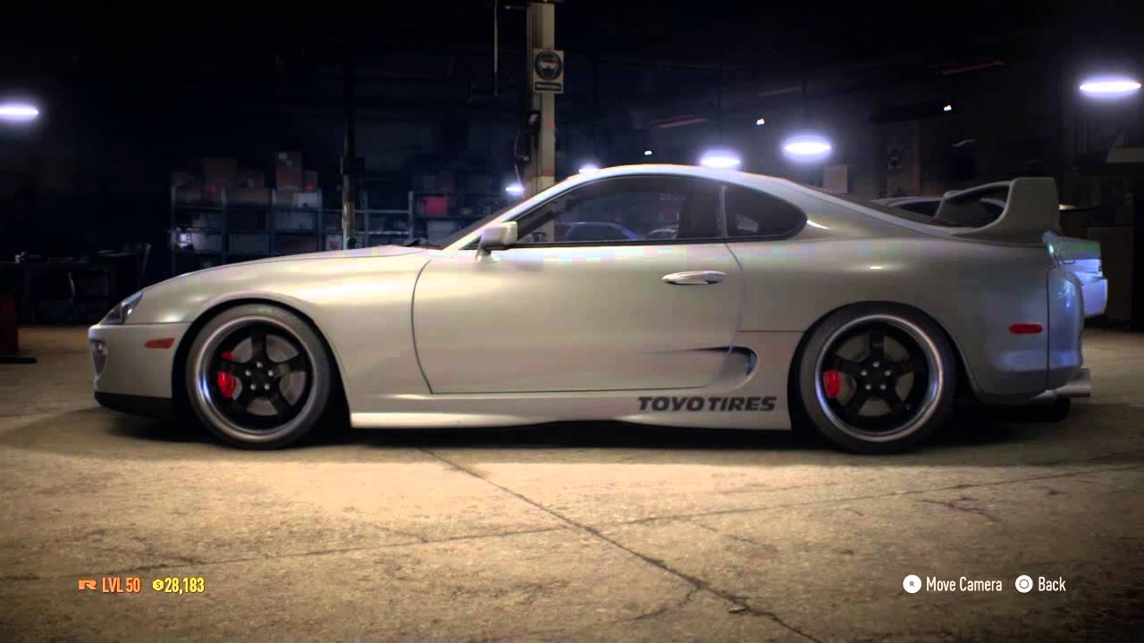 Need For Speed 2015 Toyota Supra Customization