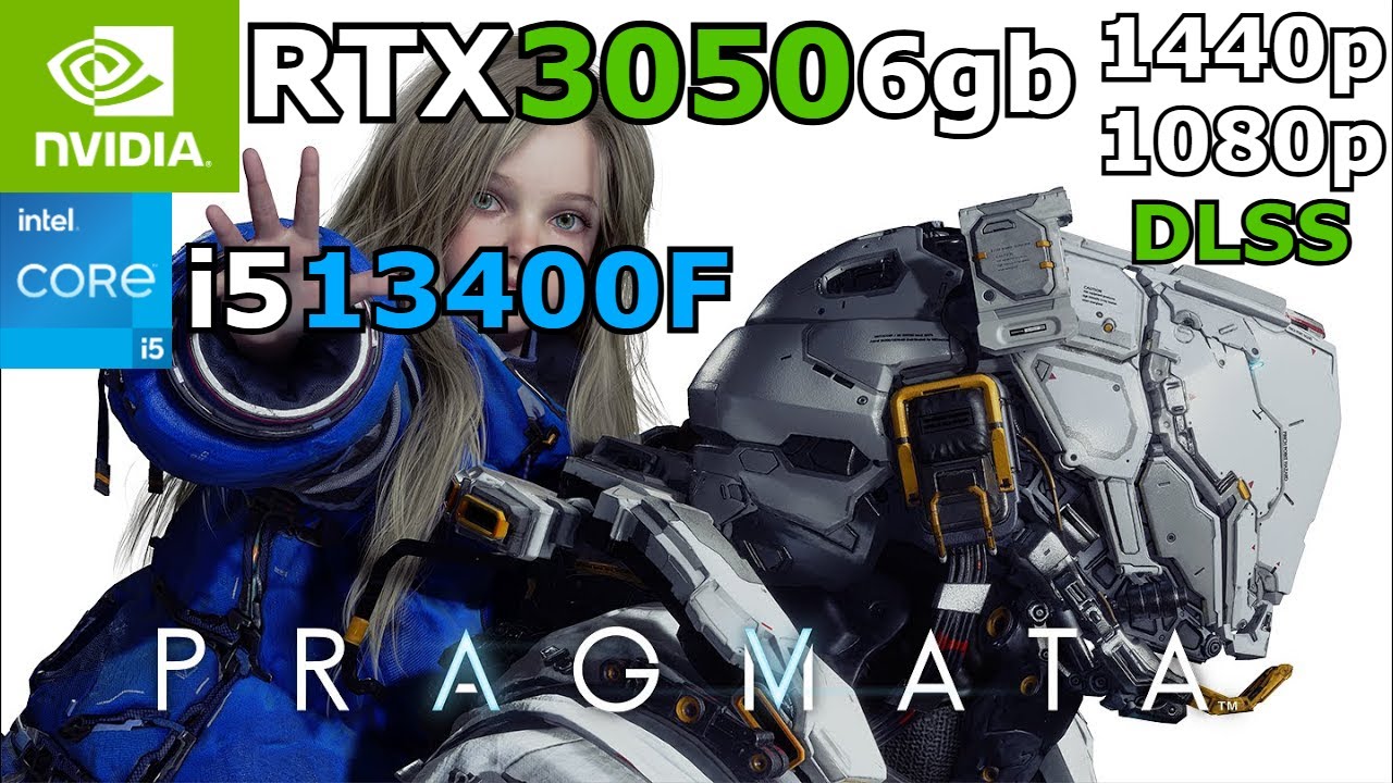 Pragmata | i5 13400F + RTX 3050 6gb | 1080p / 1440p / DLSS / Ray Tracing
