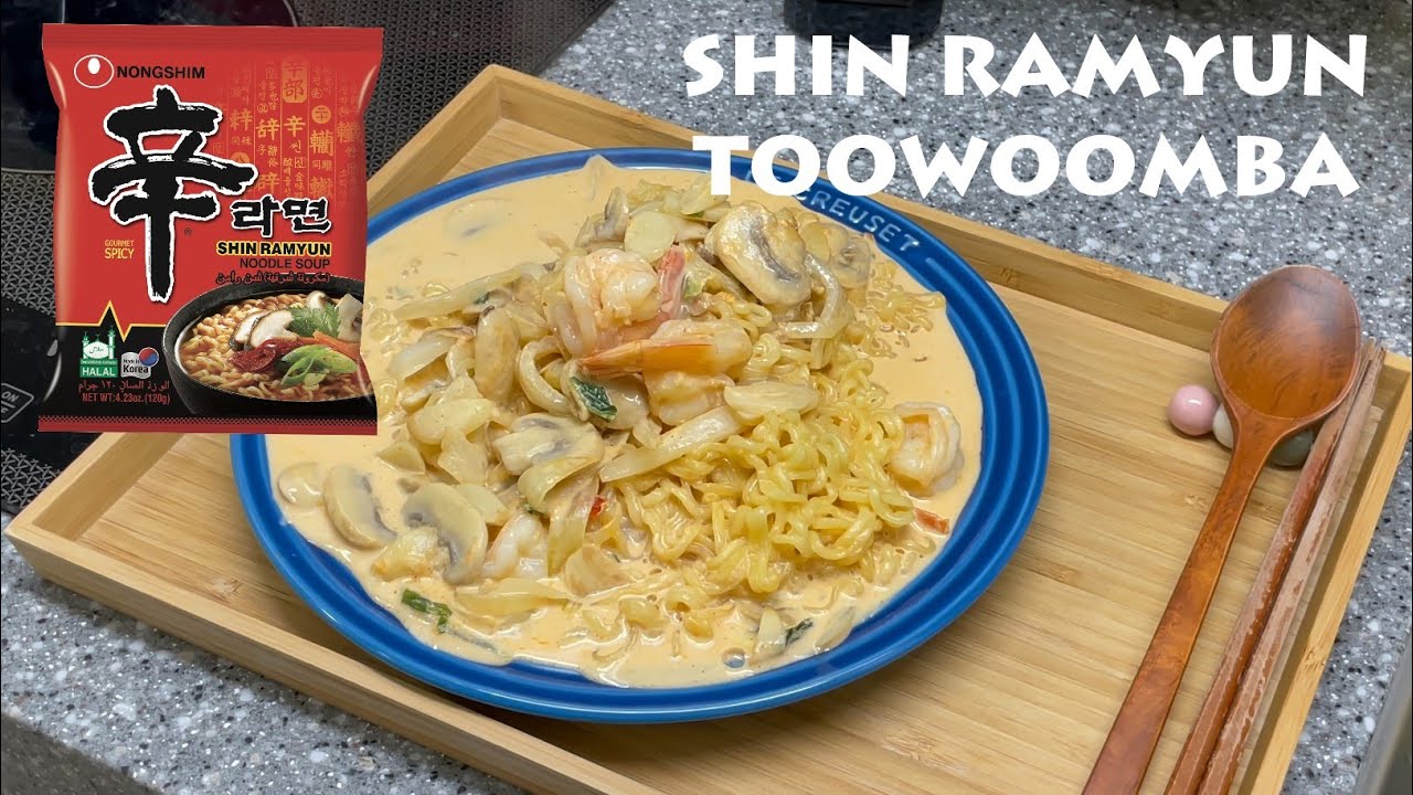 [Eng sub] SHIN RAMYUN TOOWOOMBA | SPICY CREAM RAMEN | 신라먼 투움바🍜