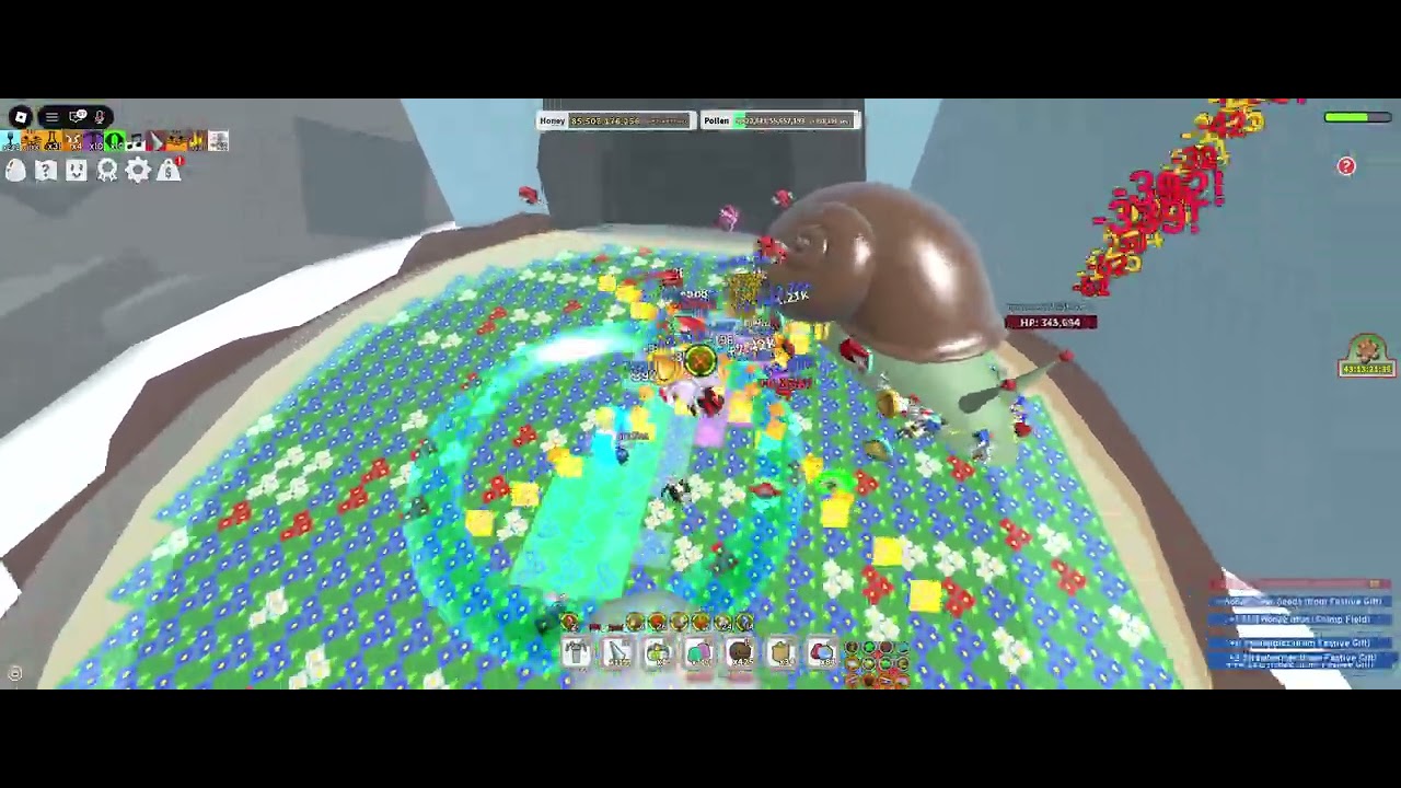 Killing Stump Snail #11|Roblox Bee Swarm Simulator