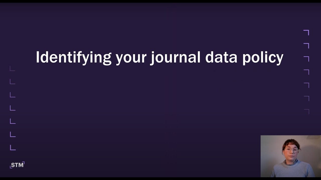 STM Guide: Selecting and implementing a journal data policy