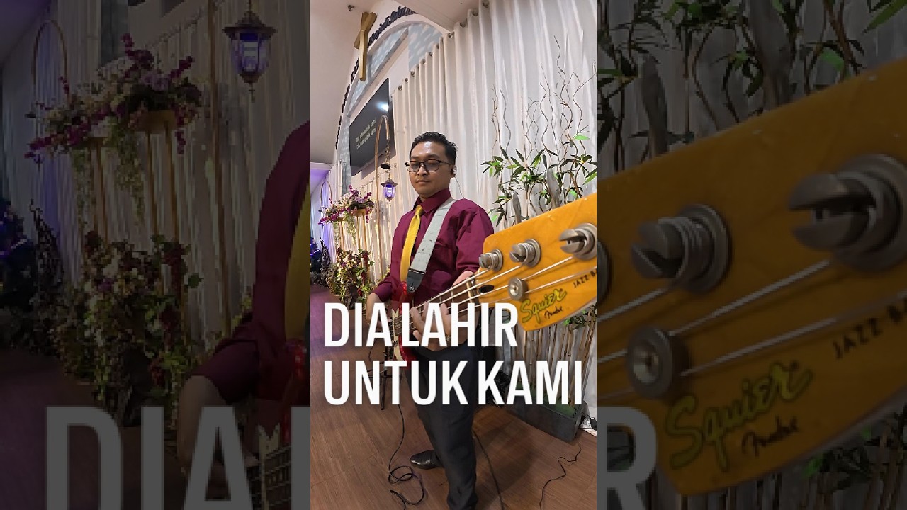 DIA LAHIR UNTUK KAMI (Bass Cover)