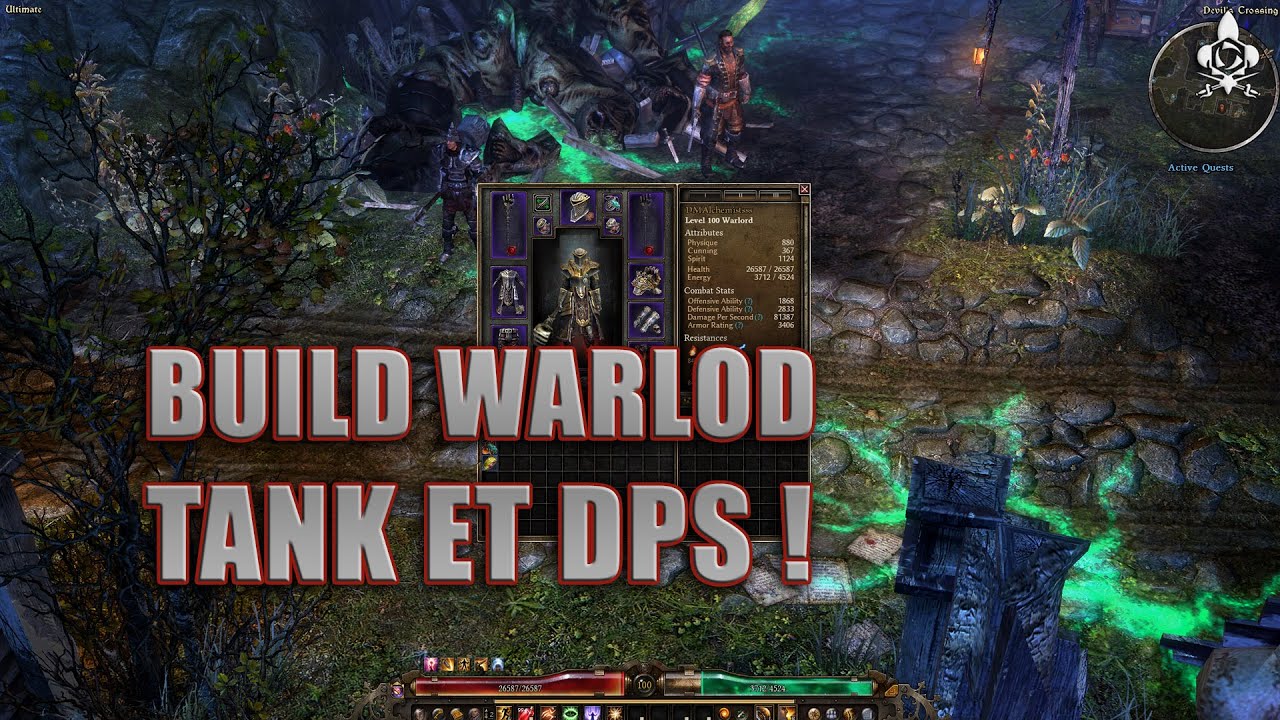 BUILD TANK DPS GRIM DAWN Warlord Soldat Oathkeeper ! La puissance de forcewave à la résistance tank