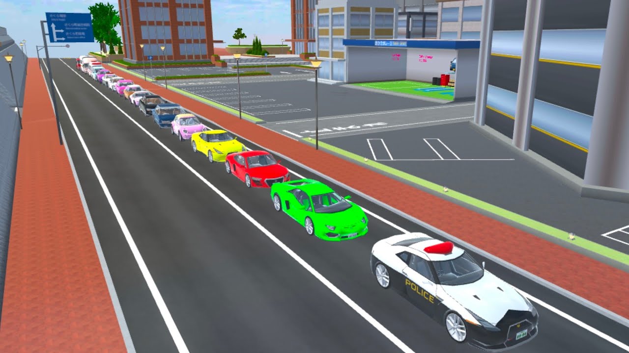 MAKE A  LINE  WITH SUPER CAR'S 😍🥰COLLECTION 😱🚗✅😘 AT MAN ROAD //SAKURA SCHOOL SIMULATOR GAME 🎮🎯