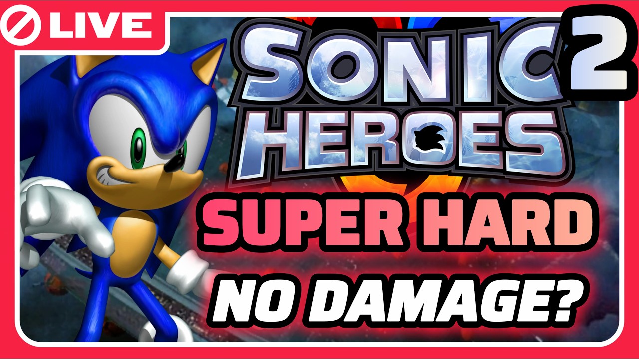 Can I Beat SUPER HARD Mode Without Taking Damage? - Sonic Heroes (Attempt 2)