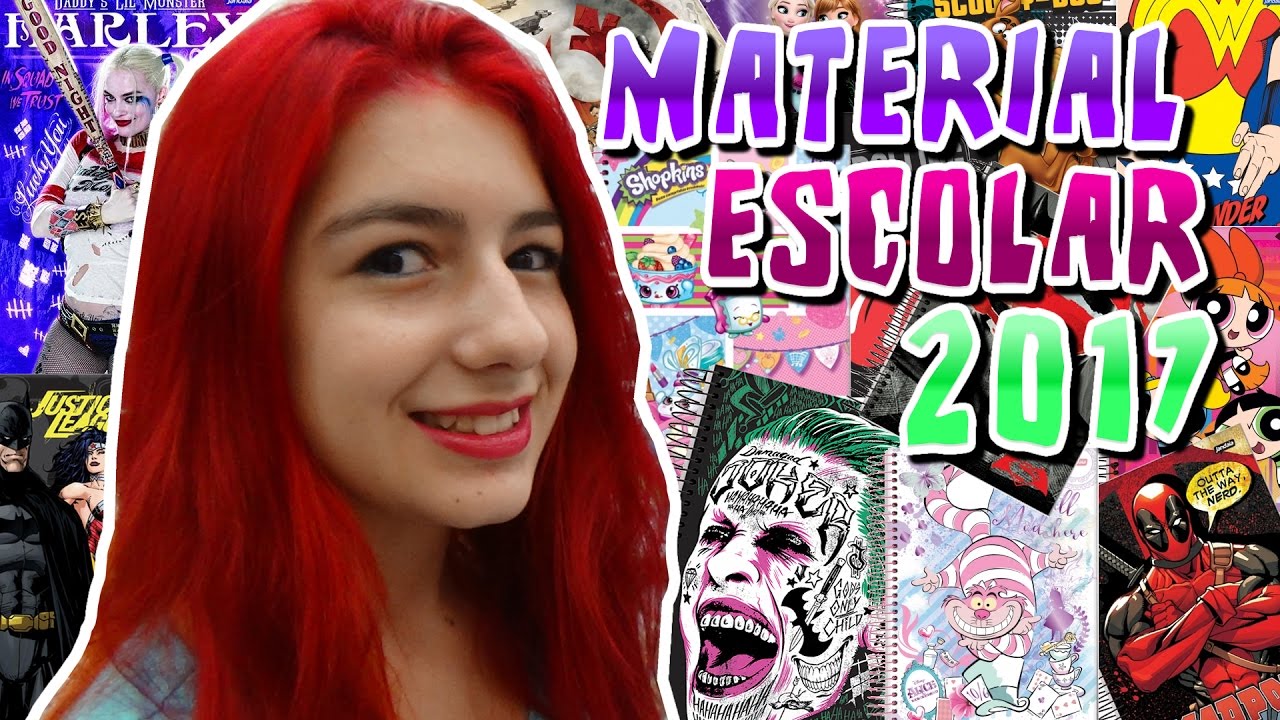 Comprinhas de Material Escolar 2017 (Volta as Aulas, Estudos)