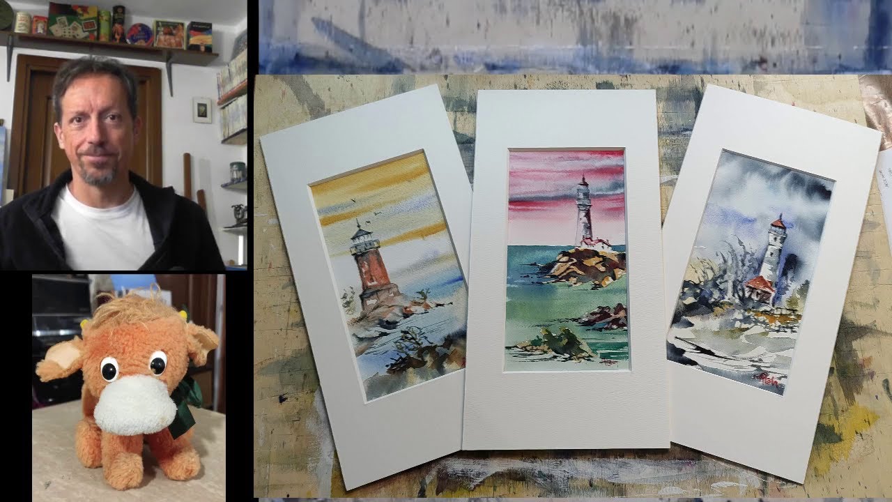 Le cornici per i tuoi acquerelli: COME ABBINARE I COLORI? Consigli pratici -Watercolor tutorial