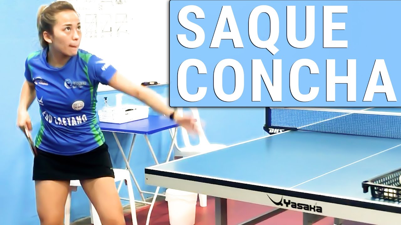 SAQUE CONCHA NO TÊNIS DE MESA-PING PONG