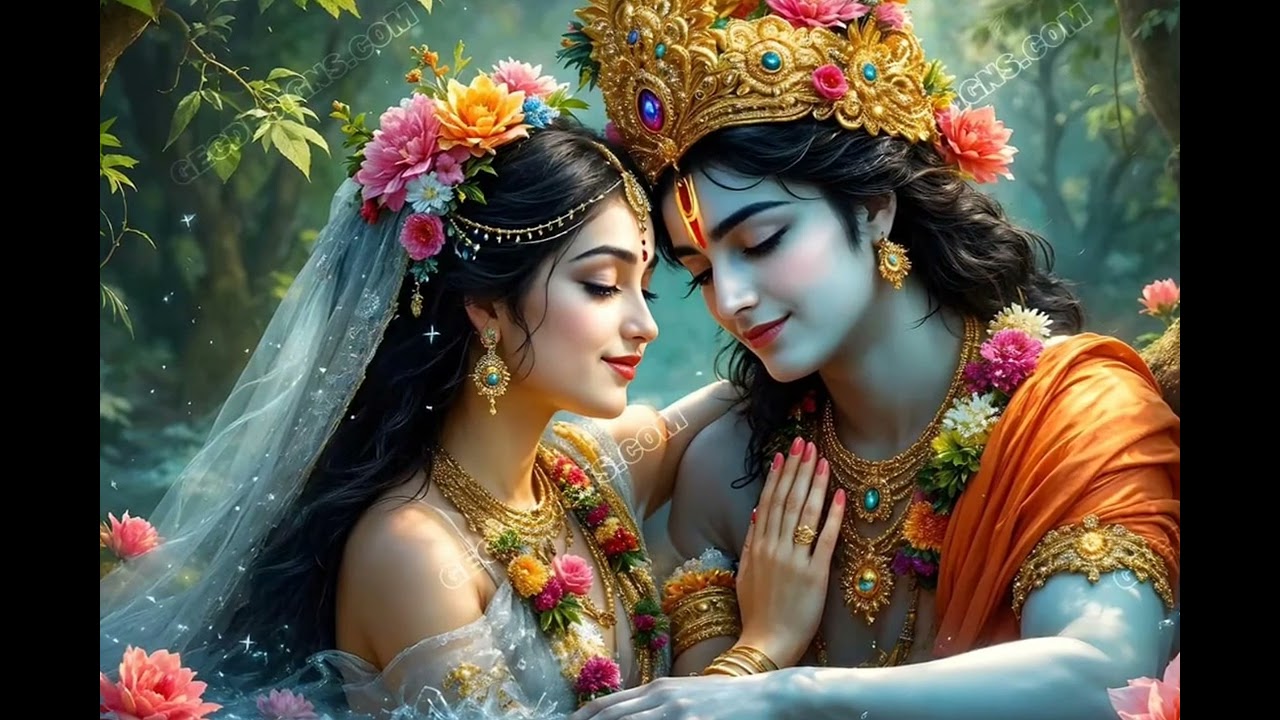 Brindaban ki hari bari galio me shri krishn apni madhur bansuri bajate the 
